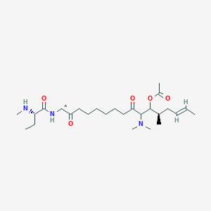 molecular formula C26H46N3O5 B15133883 CID 137699396 