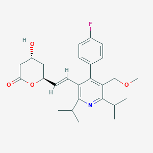 molecular formula C26H32FNO4 B15133899 Cerivastatin lactone 