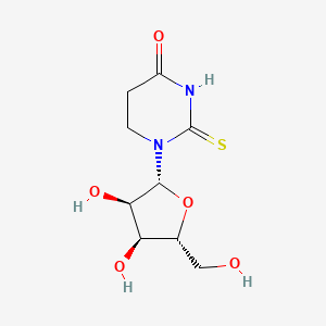 molecular formula C9H14N2O5S B15133907 1-((2R,3R,4S,5R)-3,4-Dihydroxy-5-(hydroxymethyl)tetrahydrofuran-2-yl)-2-thioxotetrahydropyrimidin-4(1H)-one 