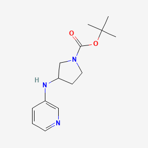molecular formula C14H21N3O2 B1513392 tert-Butyl 3-(pyridin-3-ylamino)pyrrolidine-1-carboxylate 
