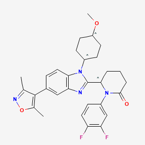 molecular formula C30H29F2N4O3 B15133939 CID 156588578 