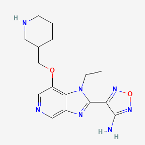 molecular formula C16H21N7O2 B15133949 ROCK inhibitor-1 