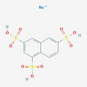 molecular formula C10H8NaO9S3 B15133951 CID 87201753 