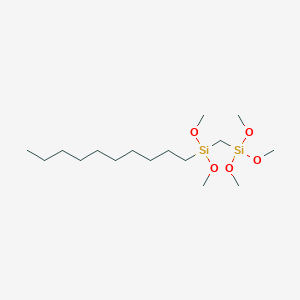 2,6-Dioxa-3,5-disilaheptane, 3-decyl-3,5,5-trimethoxy-