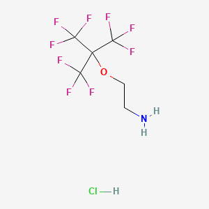 molecular formula C6H7ClF9NO B15134044 (Nonafluoro-t-butoxy)ethylamine hydrochloride 