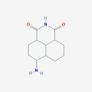 6-Amino-3a,4,5,6,6a,7,8,9,9a,9b-decahydrobenzo[de]isoquinoline-1,3-dione