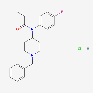 N-(4-fluorophenyl)-N-[1-(phenylmethyl)-4-piperidinyl]-propanamide,monohydrochloride