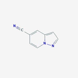 molecular formula C8H5N3 B1513421 Pyrazolo[1,5-A]pyridine-5-carbonitrile CAS No. 1352903-96-8