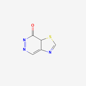 molecular formula C5H3N3OS B15134212 7aH-[1,3]thiazolo[4,5-d]pyridazin-7-one 