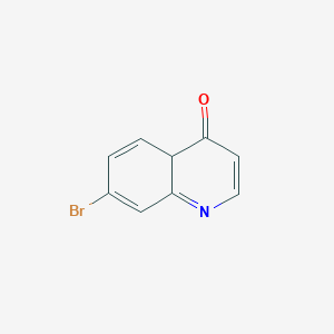 molecular formula C9H6BrNO B15134250 7-bromo-4aH-quinolin-4-one 