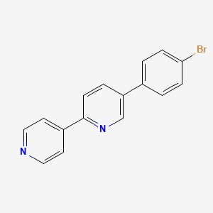 molecular formula C16H11BrN2 B1513426 5-(4-溴苯基)-2,4'-联吡啶 CAS No. 859211-25-9