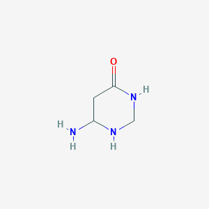 6-Amino-1,3-diazinan-4-one