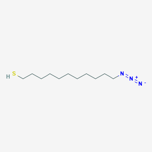 molecular formula C11H23N3S B1513429 11-叠氮-1-十一烷硫醇 CAS No. 668420-70-0