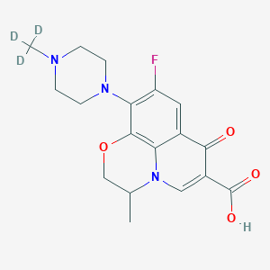 molecular formula C18H20FN3O4 B1513431 Ofloxacin D3 (N-methyl D3) CAS No. 1173147-91-5