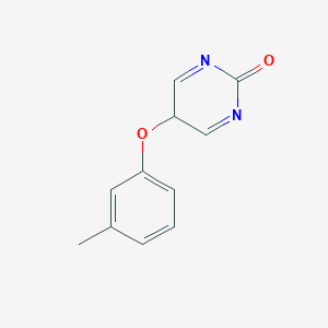 molecular formula C11H10N2O2 B15134322 5-(3-Methylphenoxy)pyrimidin-2(5H)-one 