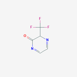 2-(trifluoromethyl)-2H-pyrazin-3-one