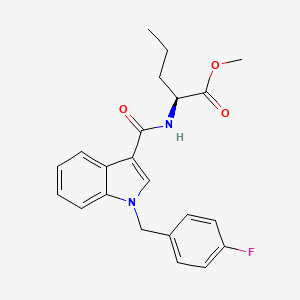 methyl(S)-2-(1-(4-fluorobenzyl)-1H-indole-3-carboxamido)pentanoate