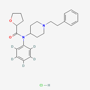 N-(1-phenethylpiperidin-4-yl)-N-phenyl-d5-tetrahydrofuran-2-carboxamide,monohydrochloride