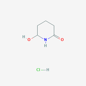 molecular formula C5H10ClNO2 B15134426 6-Hydroxypiperidin-2-one;hydrochloride 