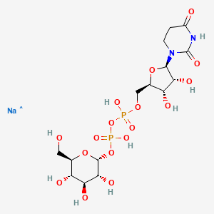 molecular formula C15H26N2NaO17P2 B15134483 CID 156592362 