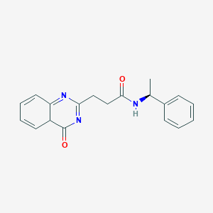 molecular formula C19H19N3O2 B15134552 3-(4-oxo-4aH-quinazolin-2-yl)-N-[(1S)-1-phenylethyl]propanamide 