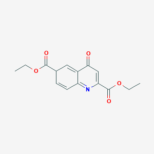 molecular formula C15H15NO5 B15134581 diethyl 4-oxo-6H-quinoline-2,6-dicarboxylate 