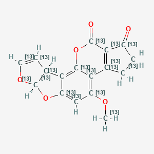 molecular formula C17H12O6 B1513459 Aflatoxin B1-13C17 CAS No. 1217449-45-0