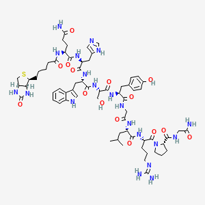 biotinyl-Gln-His-Trp-Ser-Tyr-Gly-Leu-Arg-Pro-Gly-NH2