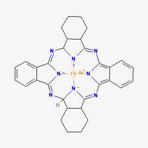 iron(4+);(1Z,11Z,20Z,28Z)-2,11,20,29-tetraza-37,38,39,40-tetrazanidanonacyclo[28.6.1.13,10.112,19.121,28.04,9.013,18.022,27.031,36]tetraconta-1,3,5,7,9,11,20,22,24,26,28-undecaene