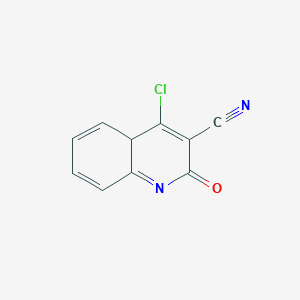 4-chloro-2-oxo-4aH-quinoline-3-carbonitrile