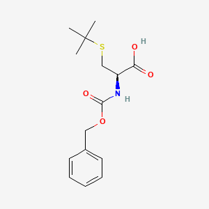 molecular formula C15H21NO4S B1513465 N-[(Benzyloxy)carbonyl]-S-tert-butyl-L-cysteine CAS No. 2640-52-0