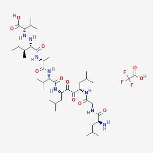 molecular formula C41H73F3N8O11 B1513466 gamma6 TM1a trifluoroacetate salt, >=95% (HPLC) CAS No. 1163243-88-6