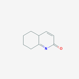 molecular formula C9H11NO B15134686 5,6,7,8-tetrahydro-4aH-quinolin-2-one 