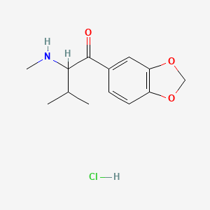 molecular formula C13H18ClNO3 B15134731 1-(1,3-Benzodioxol-5-yl)-3-methyl-2-(methylamino)-1-butanone,monohydrochloride 