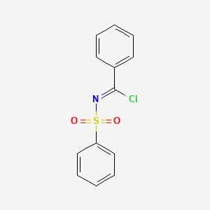 N-(Chloro-phenyl-methylene)-benzenesulfonamide