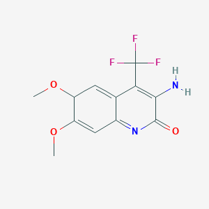 3-amino-6,7-dimethoxy-4-(trifluoromethyl)-6H-quinolin-2-one