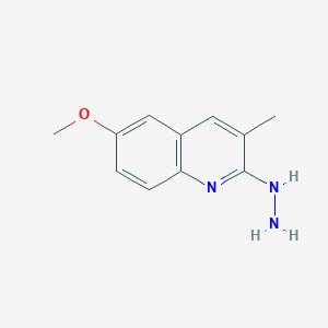 2-Hydrazinyl-6-methoxy-3-methylquinoline