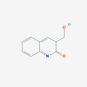 molecular formula C10H9NO2 B15134800 3-(hydroxymethyl)-3H-quinolin-2-one 