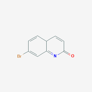 molecular formula C9H6BrNO B15134808 7-bromo-4aH-quinolin-2-one 