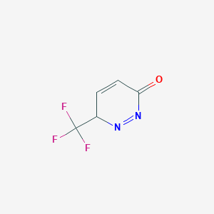 molecular formula C5H3F3N2O B15134827 3-(trifluoromethyl)-3H-pyridazin-6-one 