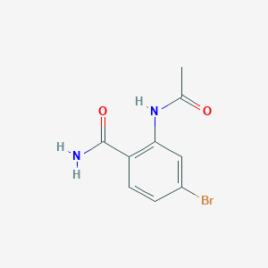 2-Acetylamino-4-bromo-benzamide