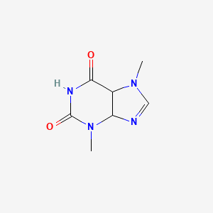 molecular formula C7H10N4O2 B15134835 3,7-Dimethyl-4,5-dihydropurine-2,6-dione 