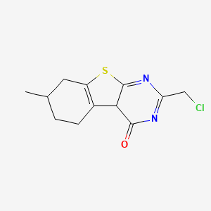 2-(chloromethyl)-7-methyl-5,6,7,8-tetrahydro-4aH-[1]benzothiolo[2,3-d]pyrimidin-4-one