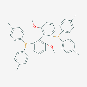 molecular formula C42H40O2P2 B151349 (R)-(6,6'-二甲氧基联苯-2,2'-二基)双[双(4-甲苯基)膦] CAS No. 133545-25-2