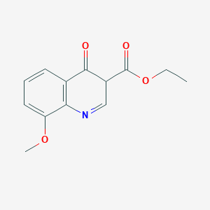 ethyl 8-methoxy-4-oxo-3H-quinoline-3-carboxylate