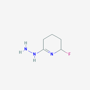 (2-Fluoro-2,3,4,5-tetrahydropyridin-6-yl)hydrazine