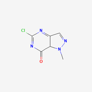 5-chloro-1-methyl-7aH-pyrazolo[4,3-d]pyrimidin-7-one