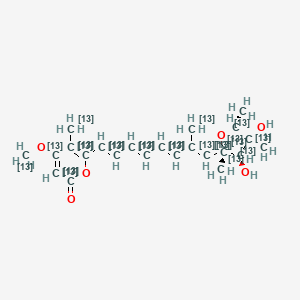 molecular formula C23H30O6 B15134970 Citreoviridin-13C23 