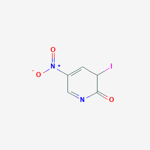 molecular formula C5H3IN2O3 B15134978 3-iodo-5-nitro-3H-pyridin-2-one 