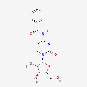 molecular formula C16H17N3O6 B15134986 N-[1-[(2R,4R,5R)-3,4-dihydroxy-5-(hydroxymethyl)oxolan-2-yl]-2-oxopyrimidin-4-yl]benzamide 